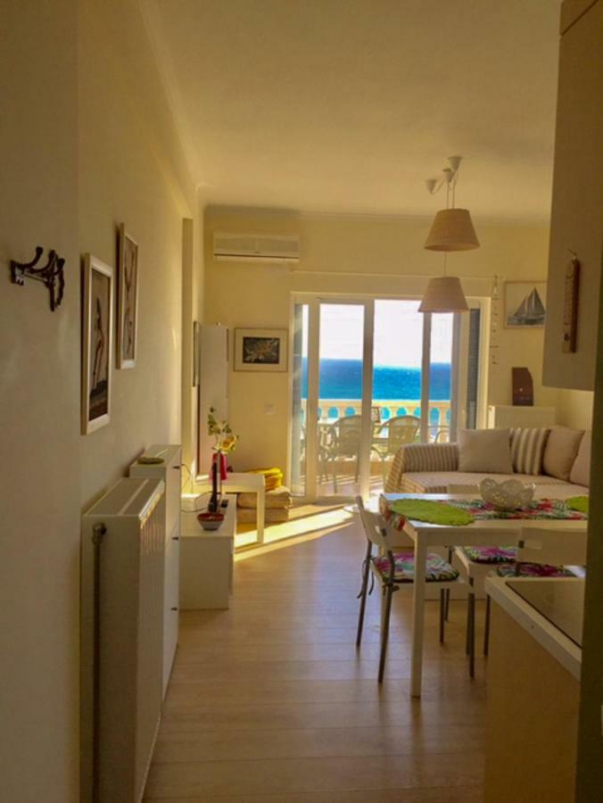 Cozy Sea View Appartment By The Ionian Sea 卡纳里奥 外观 照片